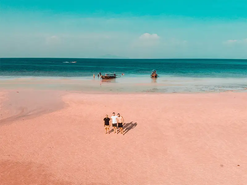 Pink Sands Beach Harbour Island Bahamas sable rosé unique