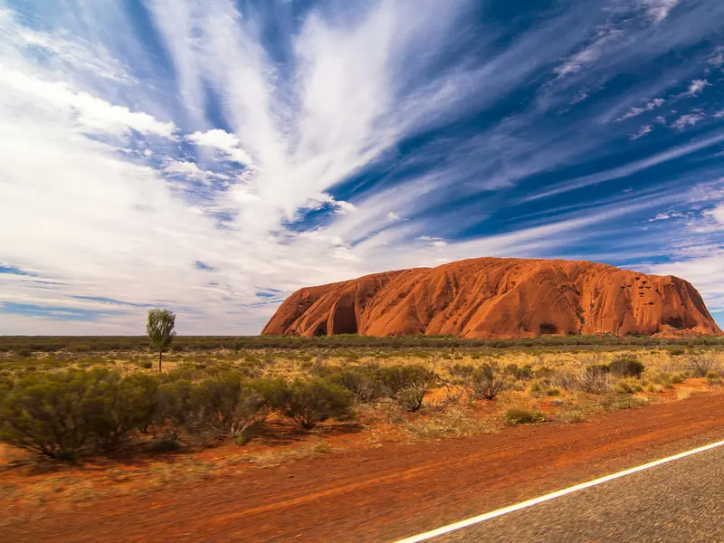 Uluru Ayers Rock Australie site sacré aborigène