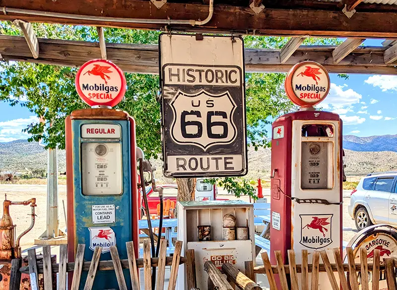 Circuit Route 66 centenaire - Station-service vintage